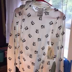 🌟WHITE JUNIOR PANDA SWEATER